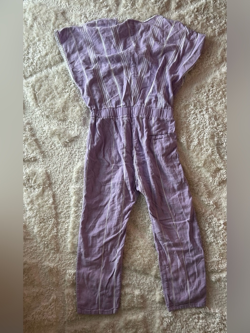 Paradised - Merri Jumpsuit, Striped V-Neck - Picture 6 of 9